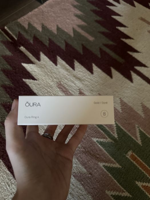 Oura Ring 4, Золотой Gold Размер 8