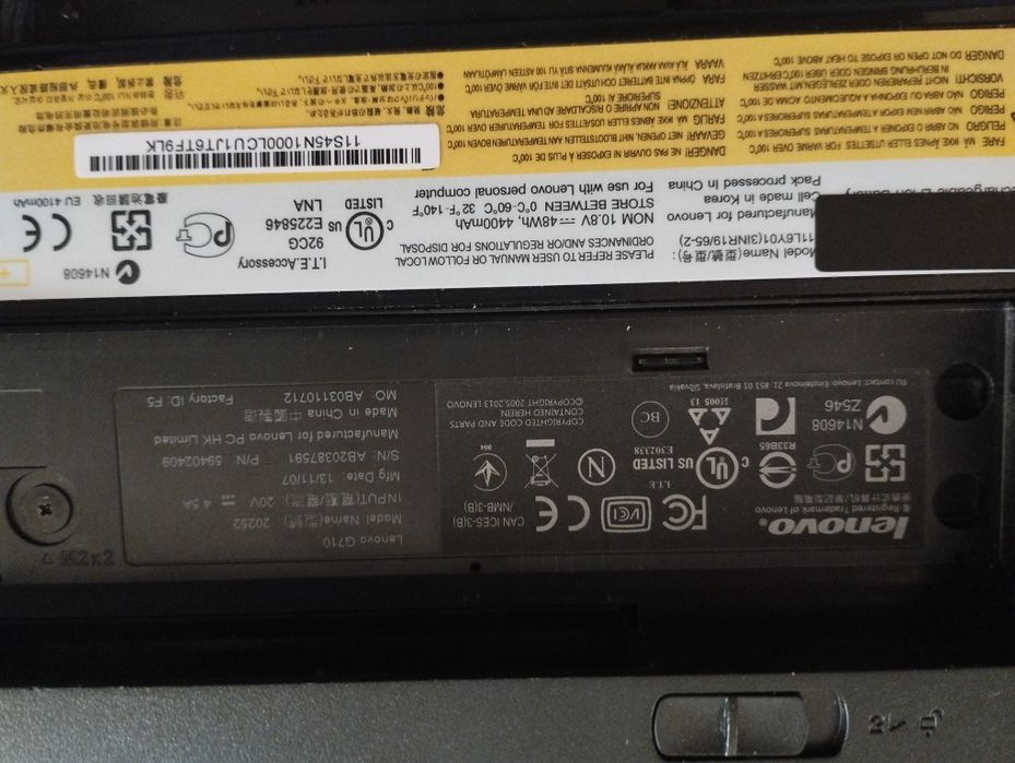 Продам ноутбук Леново G710