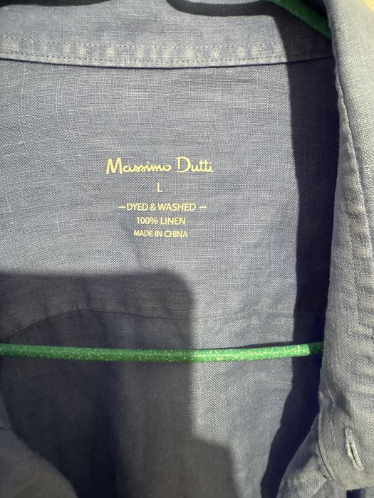 Рубашка мужская Massimo Dutti лен