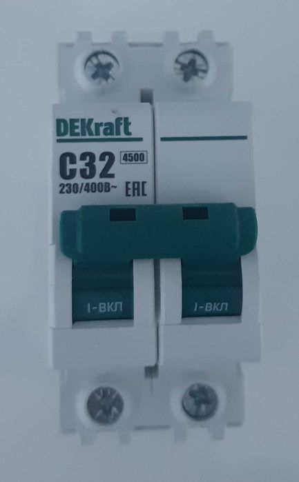DEKraft автоматический выключатель 2P 32 A