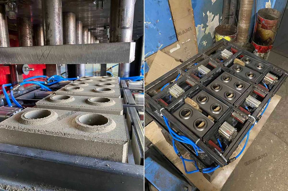 Ermani hiper-500AT - преса за блокове и тухли