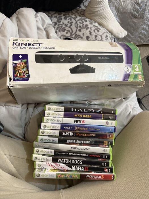 ps4+ jocuri de xbox360 si camera kinect pentru jocuri xbox360!