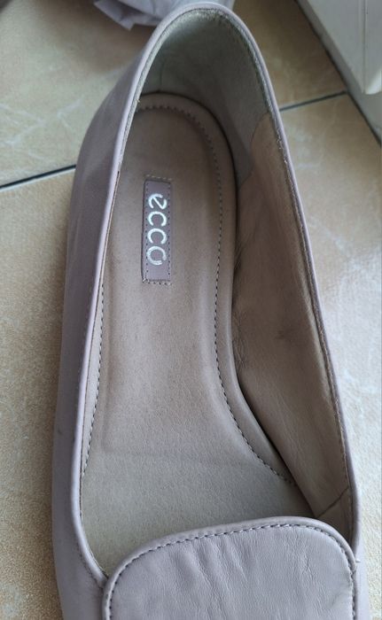 Pantofi Ecco roz prafuit