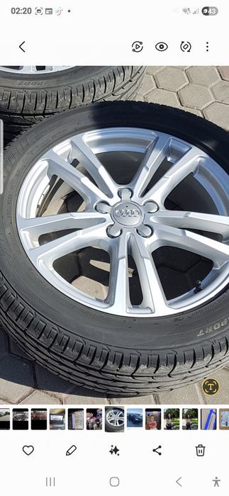 Vînd Jante Originale vw Touareg  pe 18 cu  anvelope dista. Între prez.