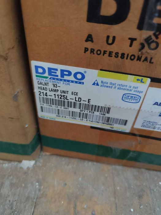 Фары новые - Depo