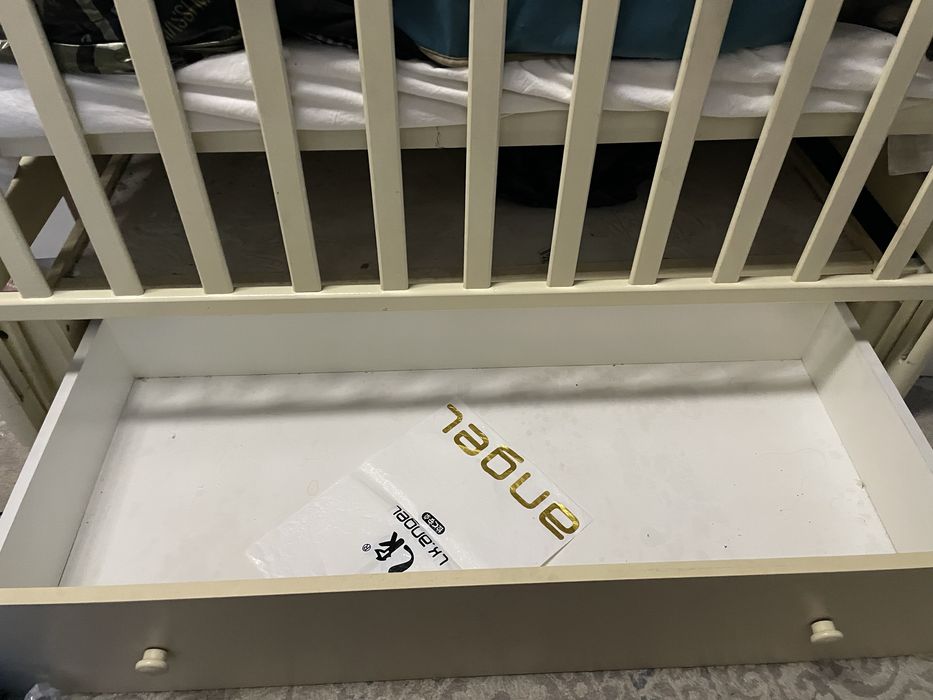 Детский кровать с матрасом