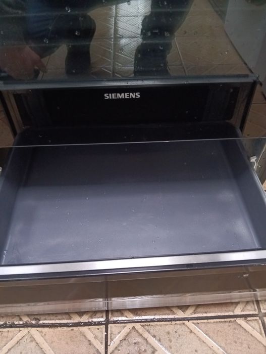 Иноксова  печка с керамичен плот  Сименс Siemens с 2 години  Гаранция!