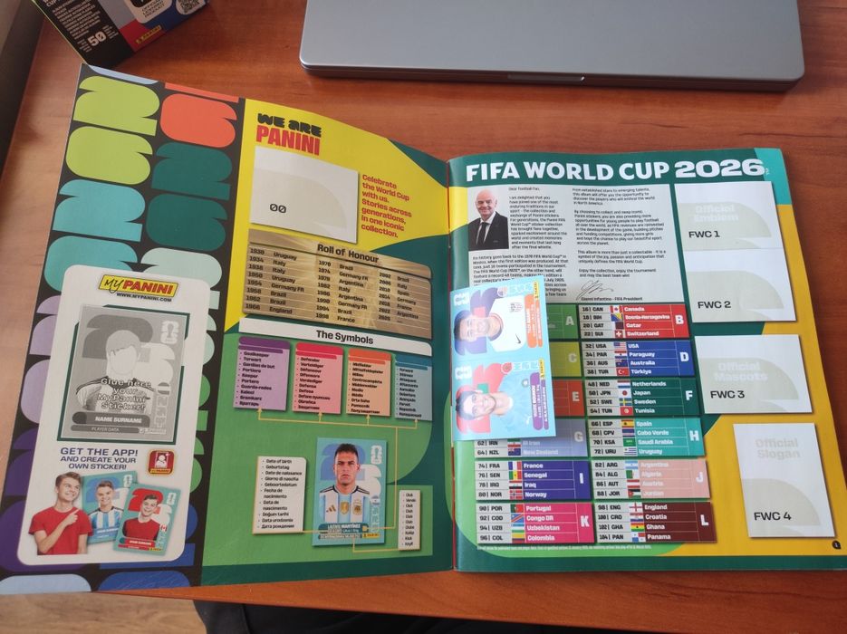 Продавам оригинален ФИФА Панини албум за Световното първенство 2026/Original FIFA Panini album for the World Cup 2026