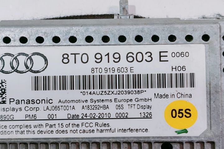 Display Bord  8T0919603E Audi A5 8T seria