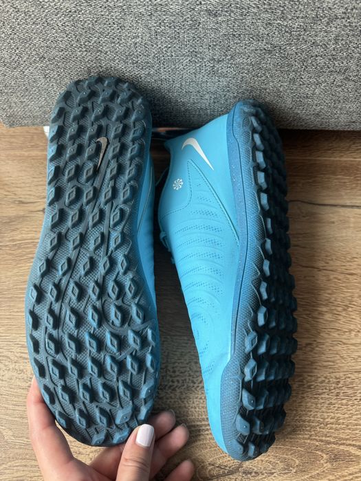 Оригинални NIKE Футболни Обувки Turf TF Светлосини