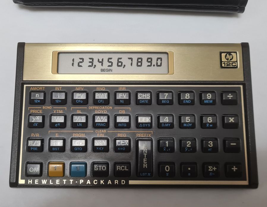 HP 12c calculator financiar made in USA