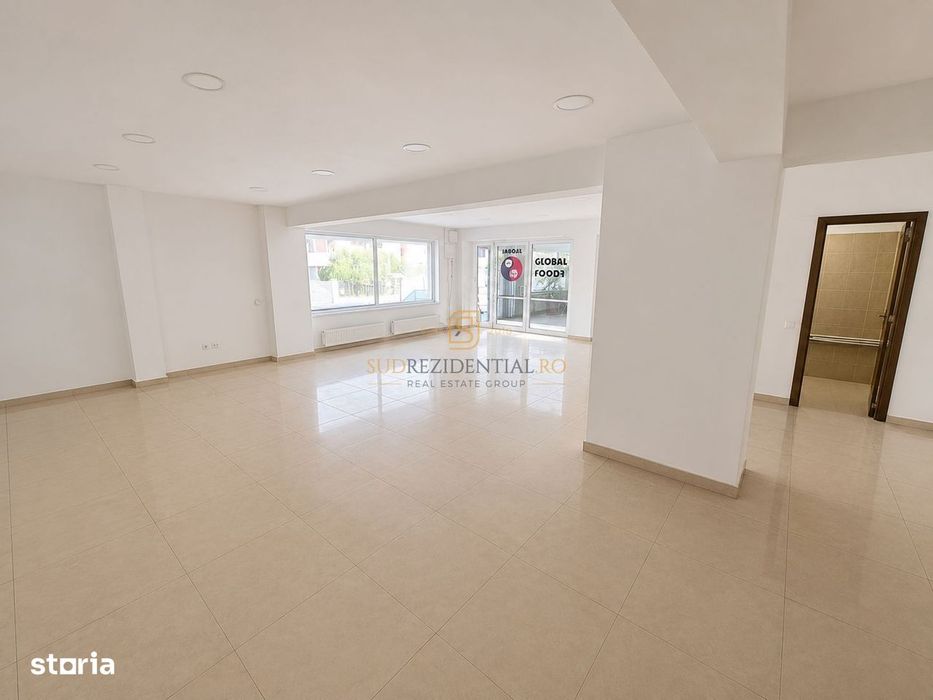 Spatiu comercial de inchiriat, 76 mp, vitrina stradala, Drumul Fermei