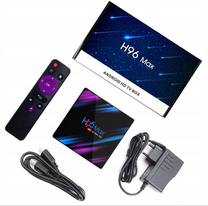 Смарт ТВ приставка H96 Max 8K HDR — Мощный Android TV Box