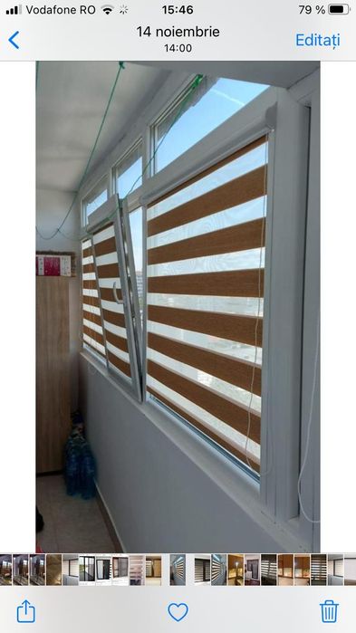 Jaluzel plisate    Rolete textile zebra