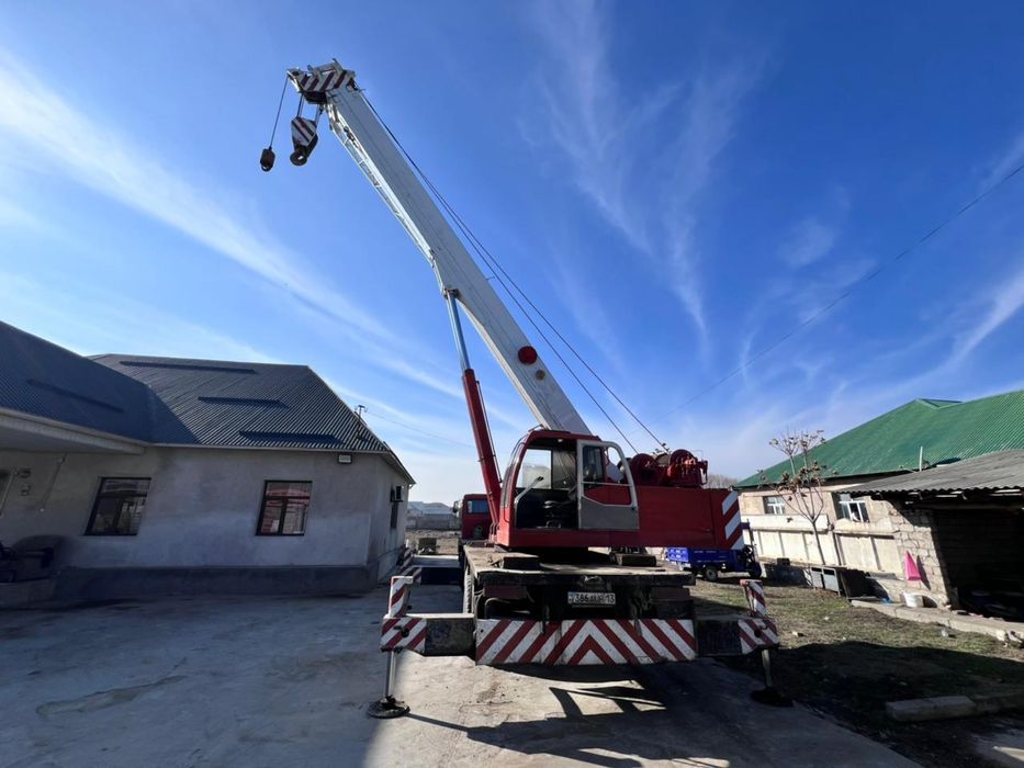 Авто кран 25т кез келген жұмыс түрі