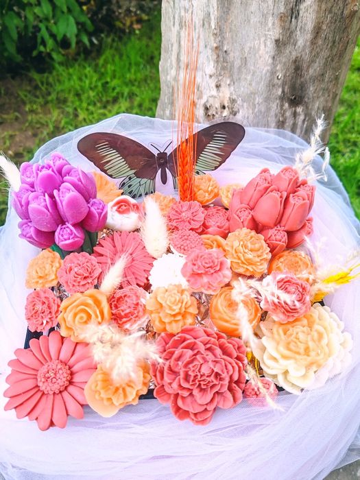 Aranjamente din ceara pentru evenimente sau cadouri, marturii botez