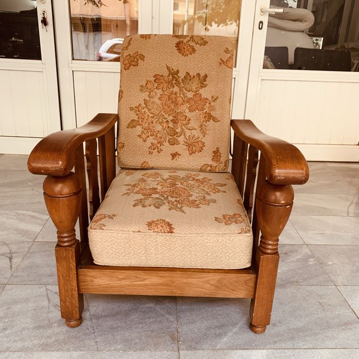 Винтидж дървено кресло – Rustik/Scandinavian стил