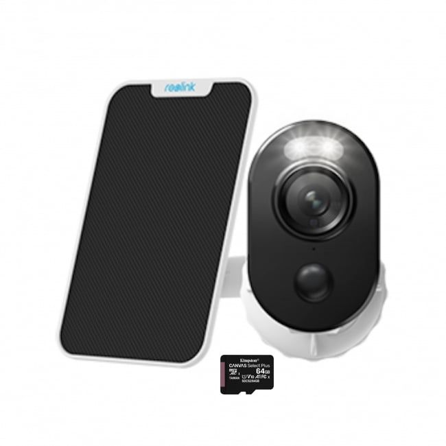 Pachet Reolink Argus 3 PRO  cu Panou Solar si Card MicroSD 64 GB