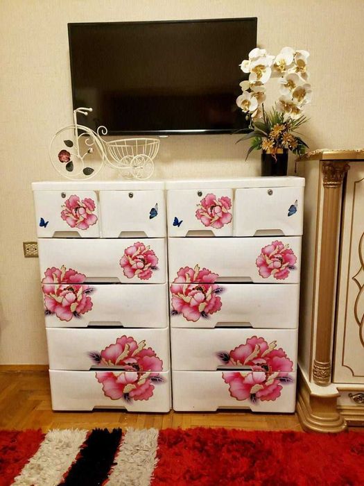 пластиковый детский комод