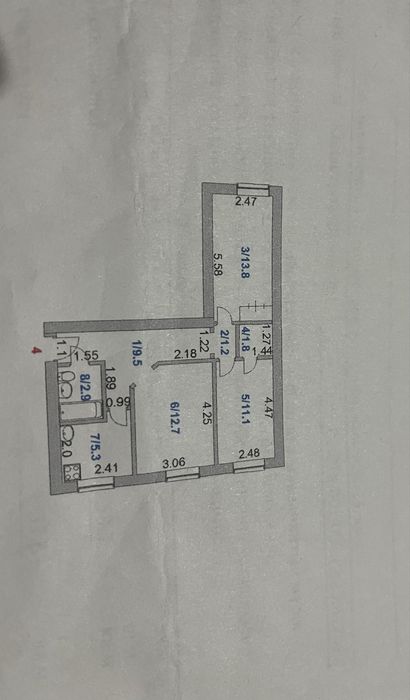 Продам 3-ком. квартиру