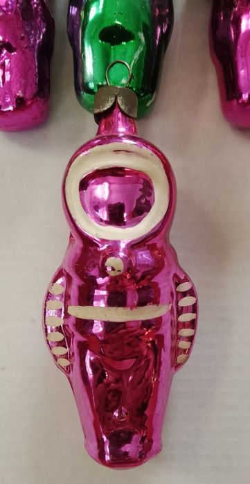 Ёлочные игрушки. Космонавт.ссср
