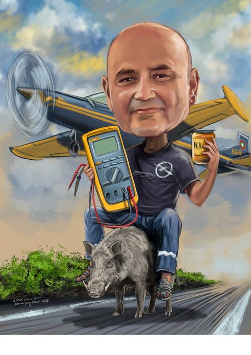 Ръчно рисувани  шаржове Disasterart