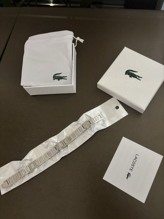Bratara lacoste argintie