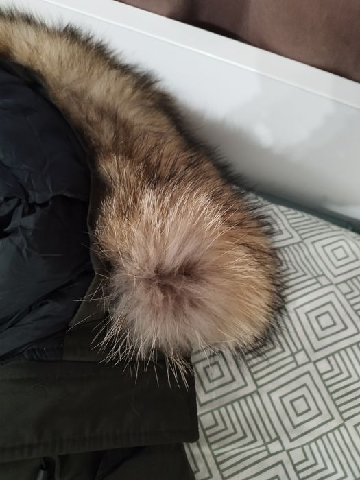 Дамско зимно яке в зелен цвят