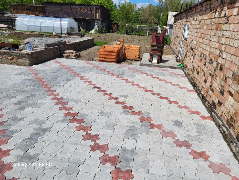 Укладка брусчатки