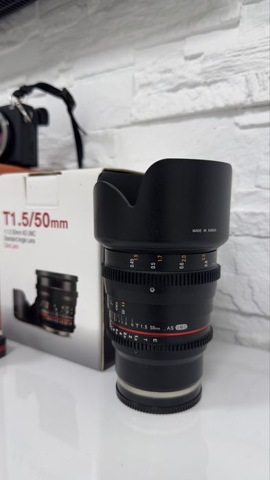 Samyang 50mm T/1.5 Cinematic montură Sony