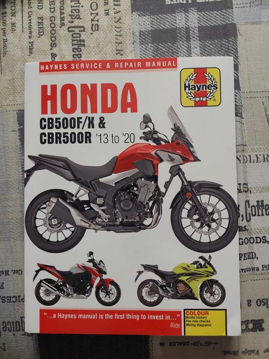 Haynes manual de reparatii Honda CB500F, CB500X, CBR500R 2013-2020