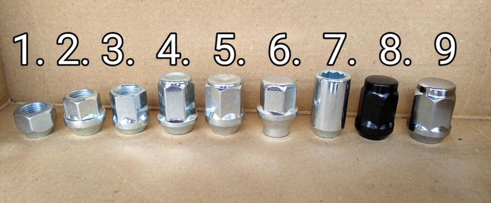 Piulite  M14 x 1.5 Toyota Opel Jeep Ford Edge etc