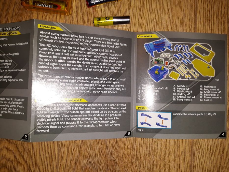 Безжичен паяк робот, Infrared RC Spider на 1/3 цена