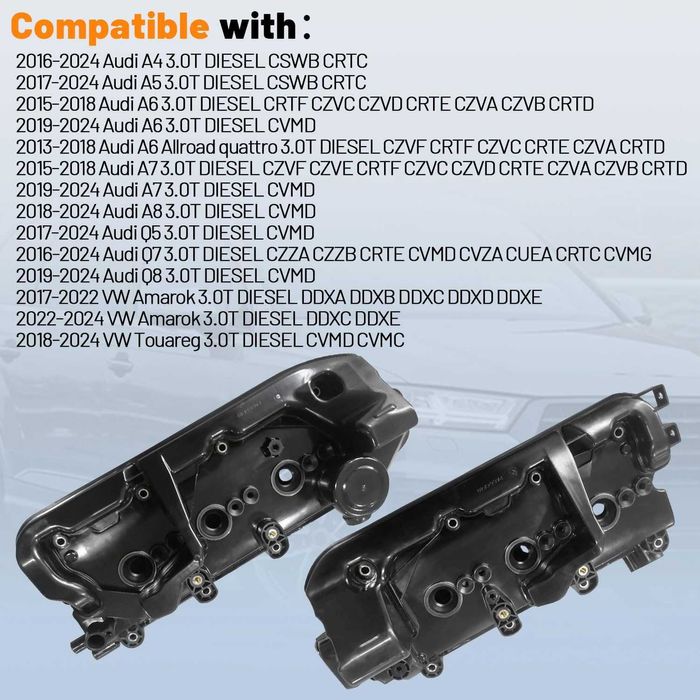 Capac culbutori NOU Audi A6 A8 Q7 A7 VW Touareg Amarok 3.0TDI