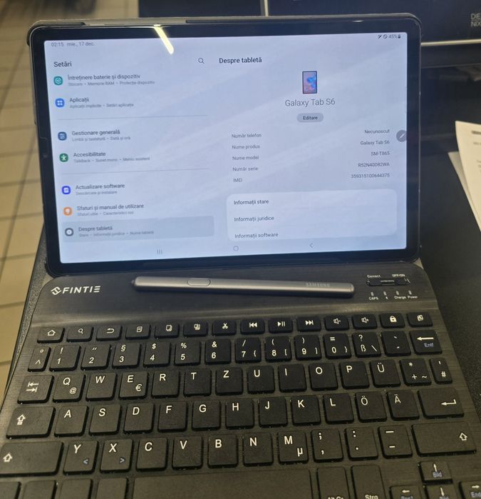 Samsung Galaxy Tab S6 – 8GB RAM / 256GB