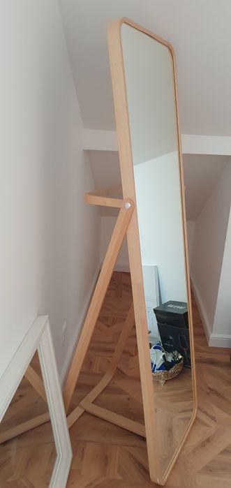 Oglindă cu suport, frasin, 52x167 cm, IKEA