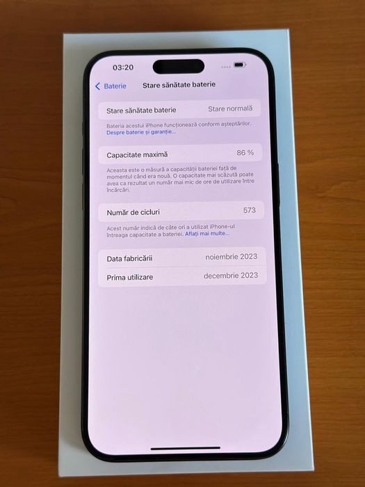 Iphone 15 Pro Max, 256gb - negru