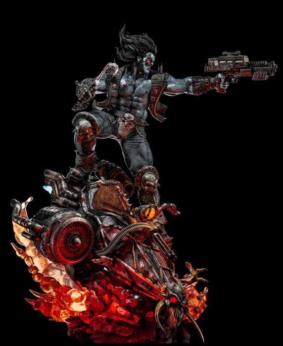 DC LOBO THE MAIN MAN-  ЛОБО ловецът на глави статуя