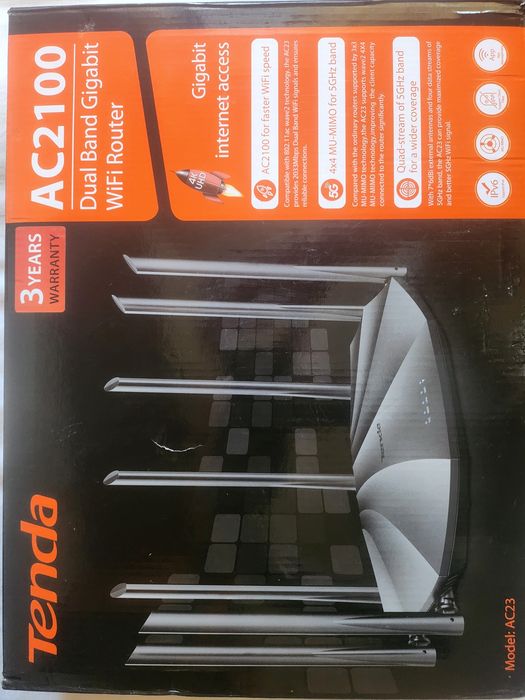 Router Tenda 5G+Adaptor+Cablu internet Iasi • OLX.ro