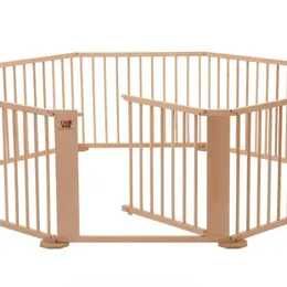 Tarc de joaca pentru copii si bebelusi din lemn masiv de fag