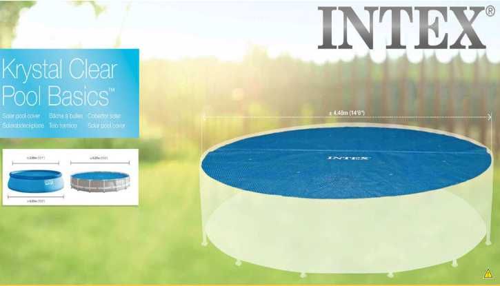 Сглобяем басейн Intex Greywood Prism Frame, кръгъл, Ø457 x 122 см