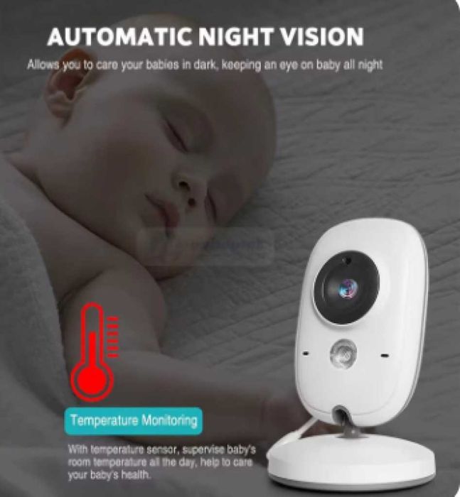 Видео бебефон с камера,2.0 инча монитор,VB602