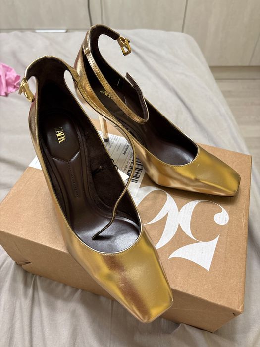 Дамски елегантни обувки с ток Zara, 36