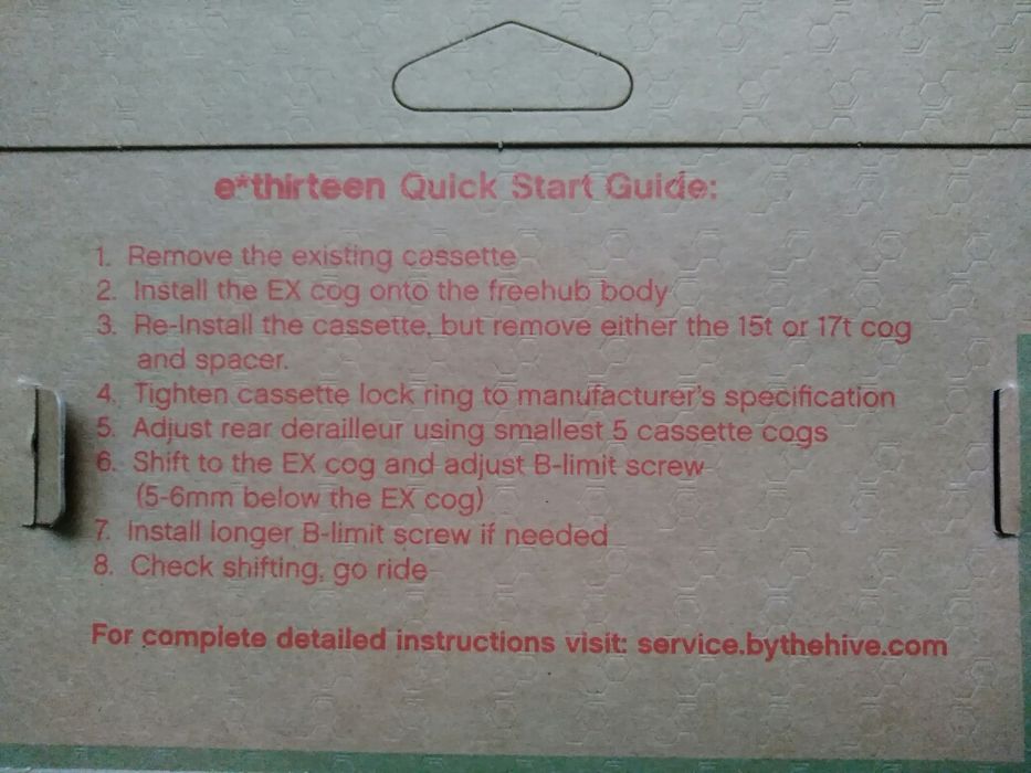 Shimano deore , sram code , tektro b twin, E. THIRTEEN cog 42 t