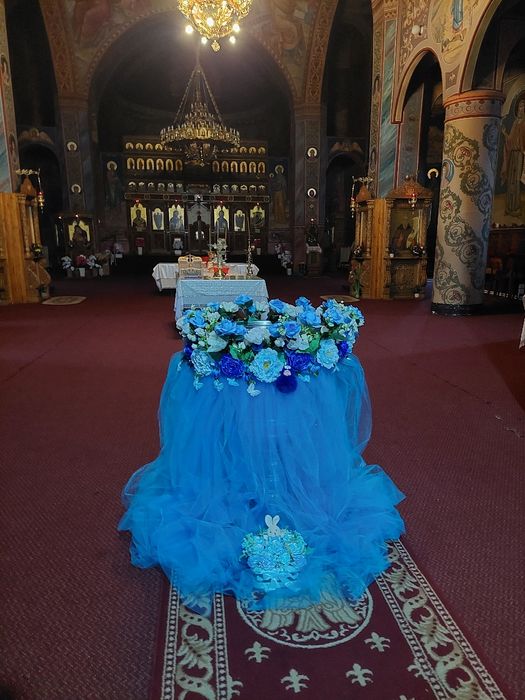 Decor botez pentru biserica