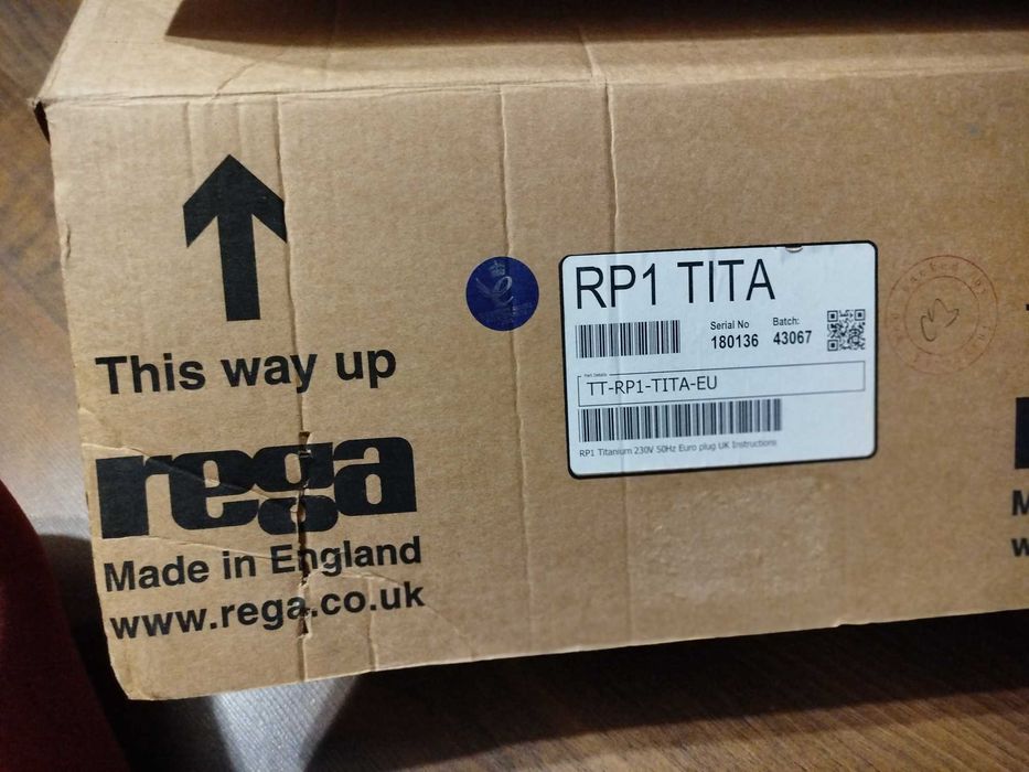 Pick-up Turntable Rega RP1 , doza Rega Bias