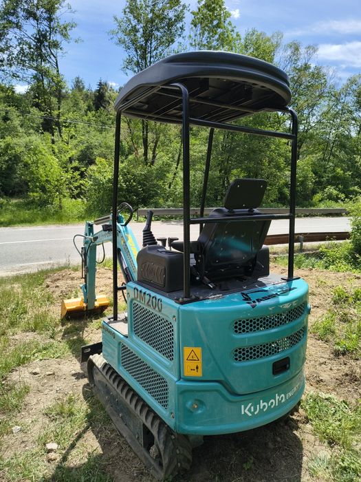 Lucrări de excavare cu miniexcavator 1.8 tone