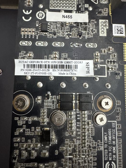 Placa video gtx 1050