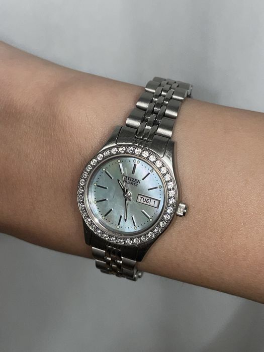 Ceas argintiu Citizen Quartz Damă negociabil