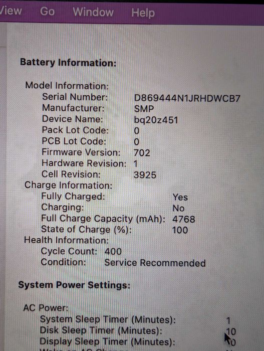 MacBook Pro 15” 2016 (A1707) / 16GB RAM / 512GB SSD